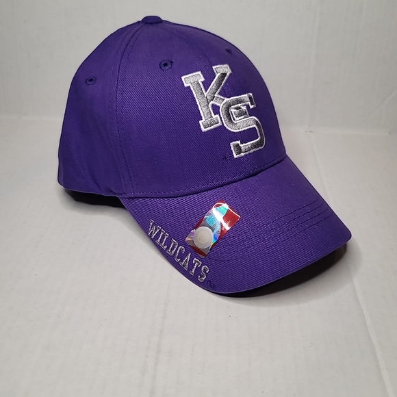 Men's Russell Purple Kansas State Wildcats NCAA Endless Adjustable Hat Cap NEW - Picture 3 of 6